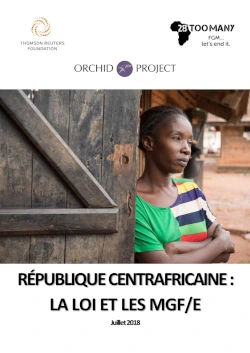 Central African Republic: The Law and FGM/C (2018, French)